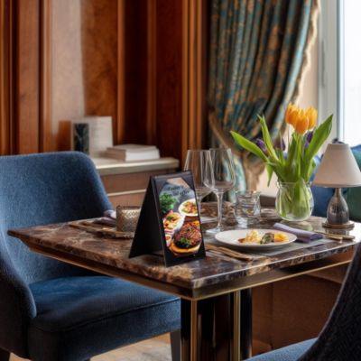 10Pcs 4"x 6" Double-sided Table Tent Holder Menu Holder A-Frame Restaurant