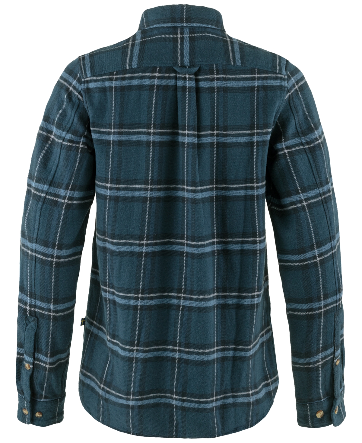 Fjallraven Women's Ovik Heavy Cotton Flannel Shirt - Indigo Blue-Dark Navy