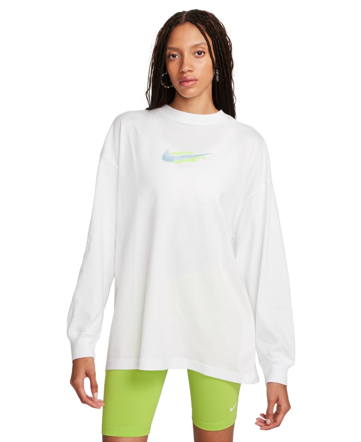 Nike Women's Sportswear Long-sleeve T-shirt In White