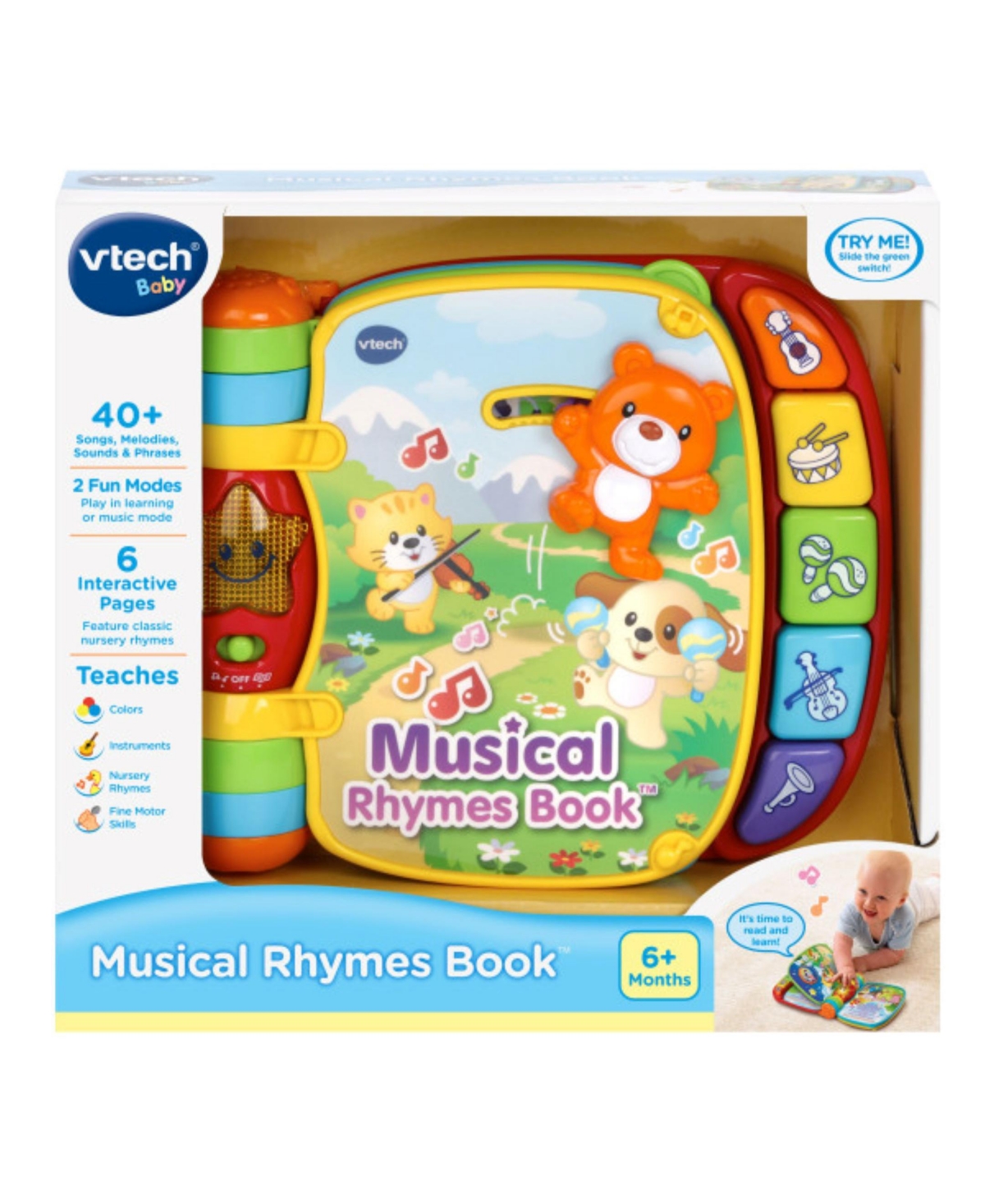 Vtech Musical Ryhmes Book In Multi