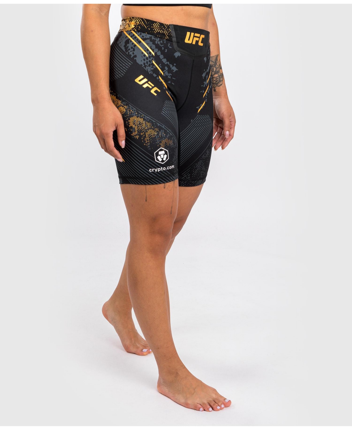 Venum Ufc Women's Authentic Adrenaline Fight Night Vale Tudo Short -gold-tone