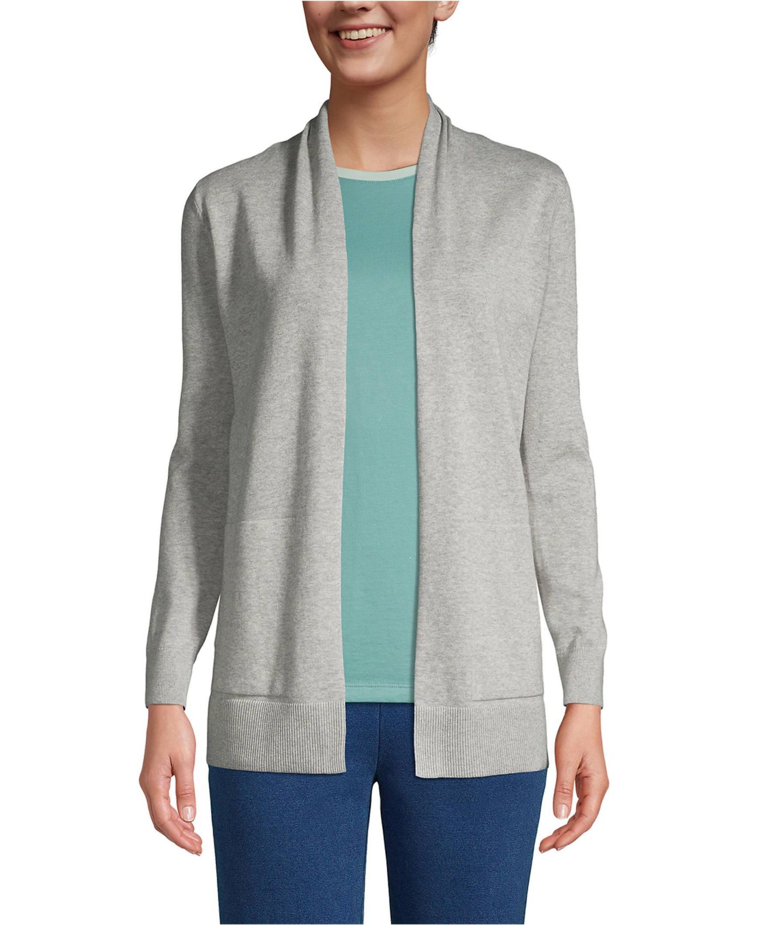 Women's Long Sleeve Open Long Cardigan Sweater