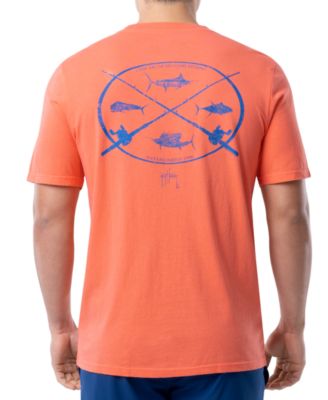 Guy Harvey - Men's Art Of Big Game Fishing Logo Graphic T-Shirt