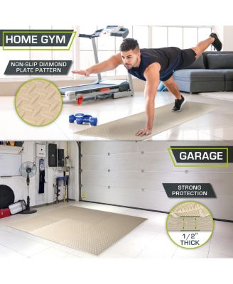 Exercise Puzzle Mat 1/2-in, 24 Sq Ft - 6 Tiles