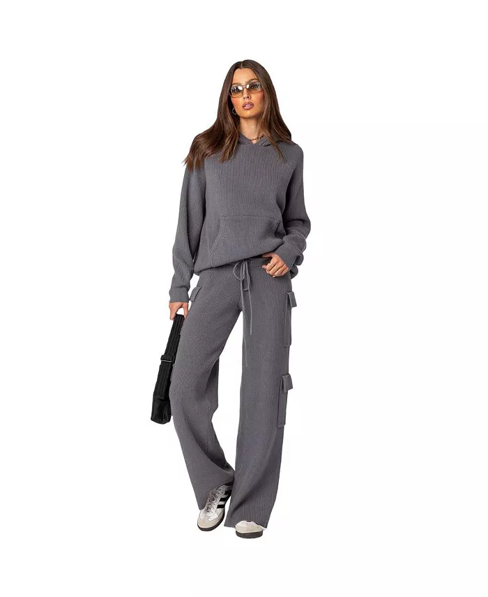 Women's Wynter oversized knit hoodie - thumbnail 3