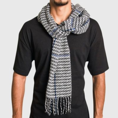 Men's Scarf Soft 80 Inch Long Warm Scarves Plaids Winter Shawl