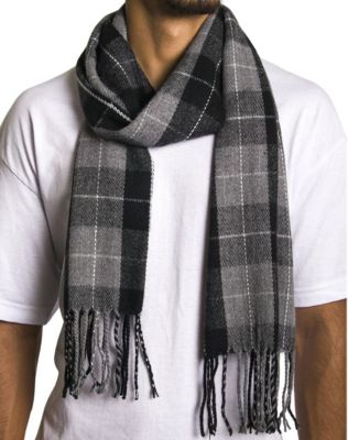 Men's Scarf Soft 80 Inch Long Warm Scarves Plaids Winter Shawl