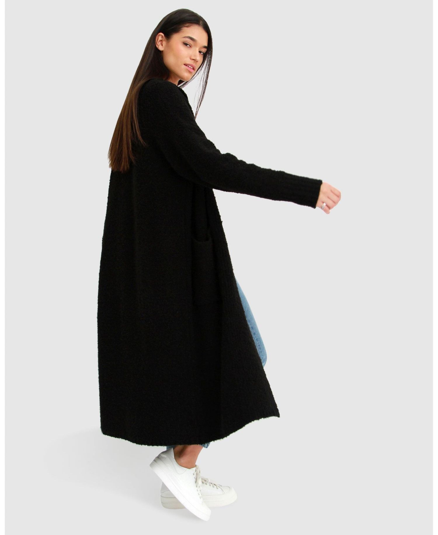 Women's Born To Run Sustainable Sweater Coat