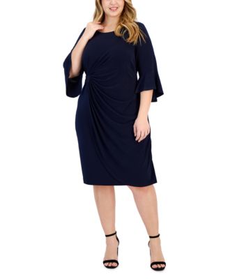 Connected Plus Size Side-Tab Dress - Macy's