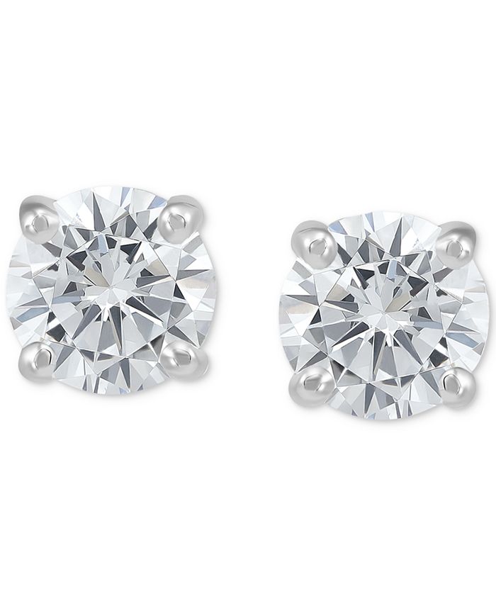 Macy's Diamond Stud Earrings (11/2 ct. t.w.) in 14k White Gold Macy's