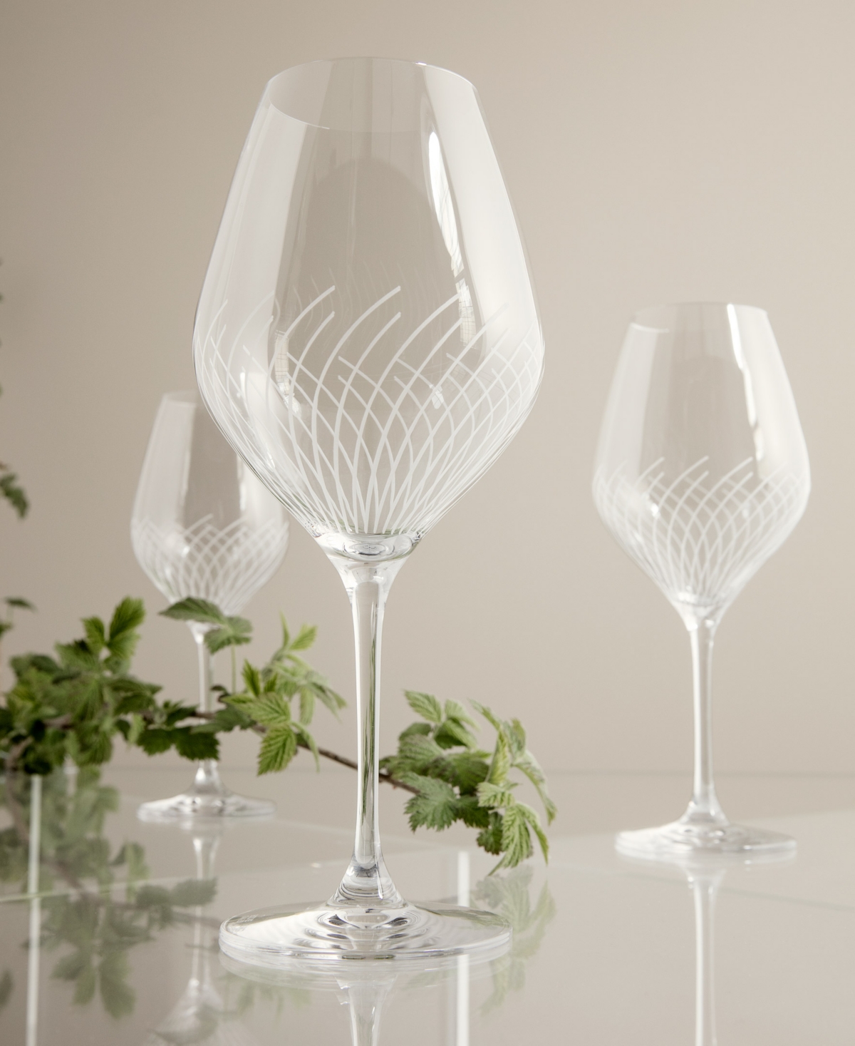 Shop Rosendahl Holmegaard Cabernet Lines 23.3 oz Burgundy Glasses, Set Of 2 In Clear