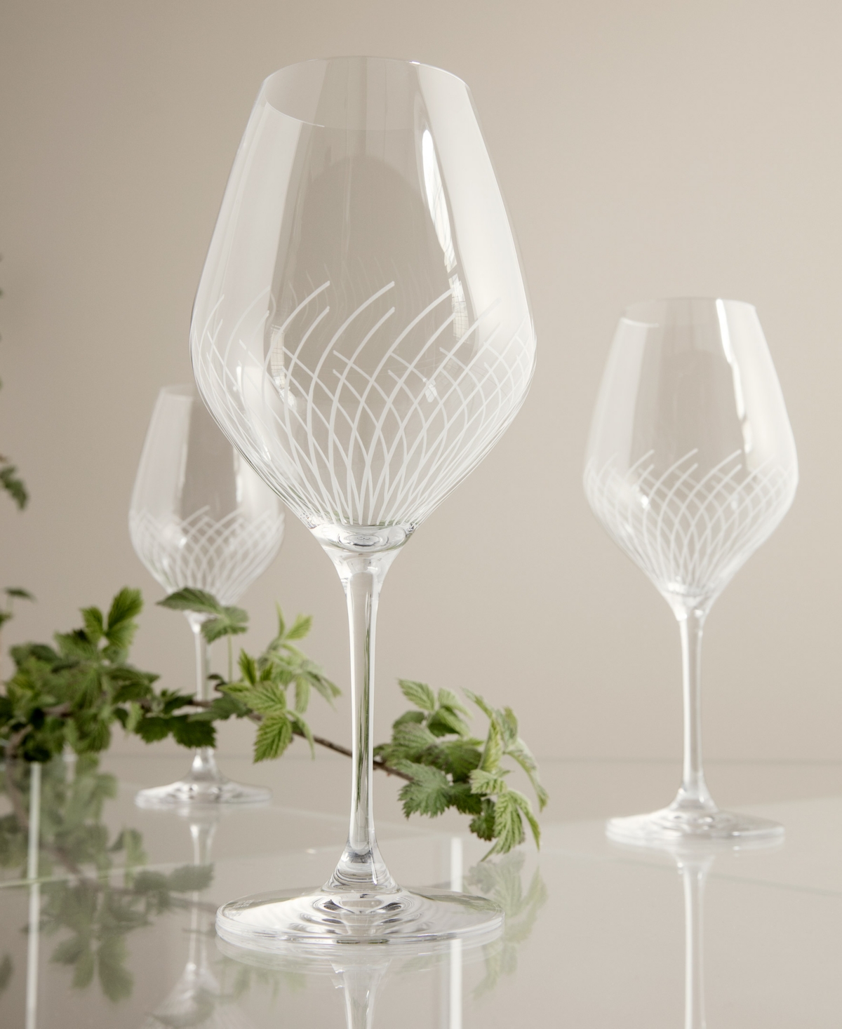 Rosendahl Holmegaard Cabernet Lines 23.3 oz Burgundy Glasses, Set Of 2 In Clear