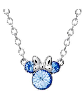 Minnie Mouse Birthstone Necklace