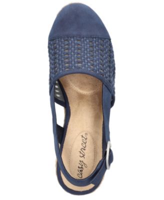 Women's Taffy Buckle Slingback Espadrille Wedges