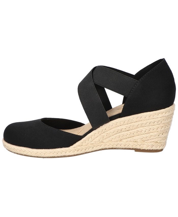Easy Street Women's Pari Slip-On Espadrille Wedges Sandals - Macy's