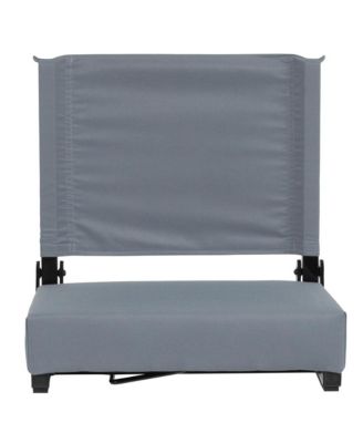 EMMA + OLIVER Set of 2 Aluminium   500 lb. Capacity, Ultra-Padded Seat, Lightweight Stadium Chair