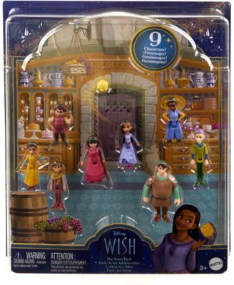 Disney's the Teens Pack of 8 Posable Mini Dolls Star Figures