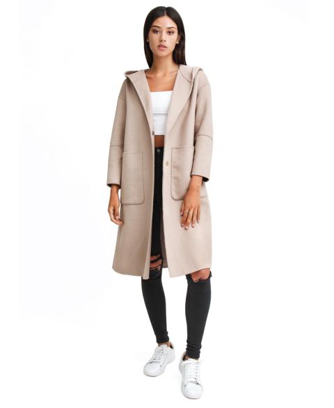 Женские куртки Belle & Bloom Women's Walk This Way Wool Blend Oversized Coat