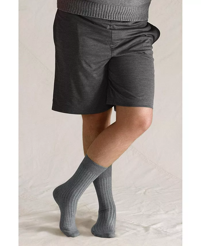 Men's Seamless Toe Cotton Rib Dress Socks (3-pack) - thumbnail 4