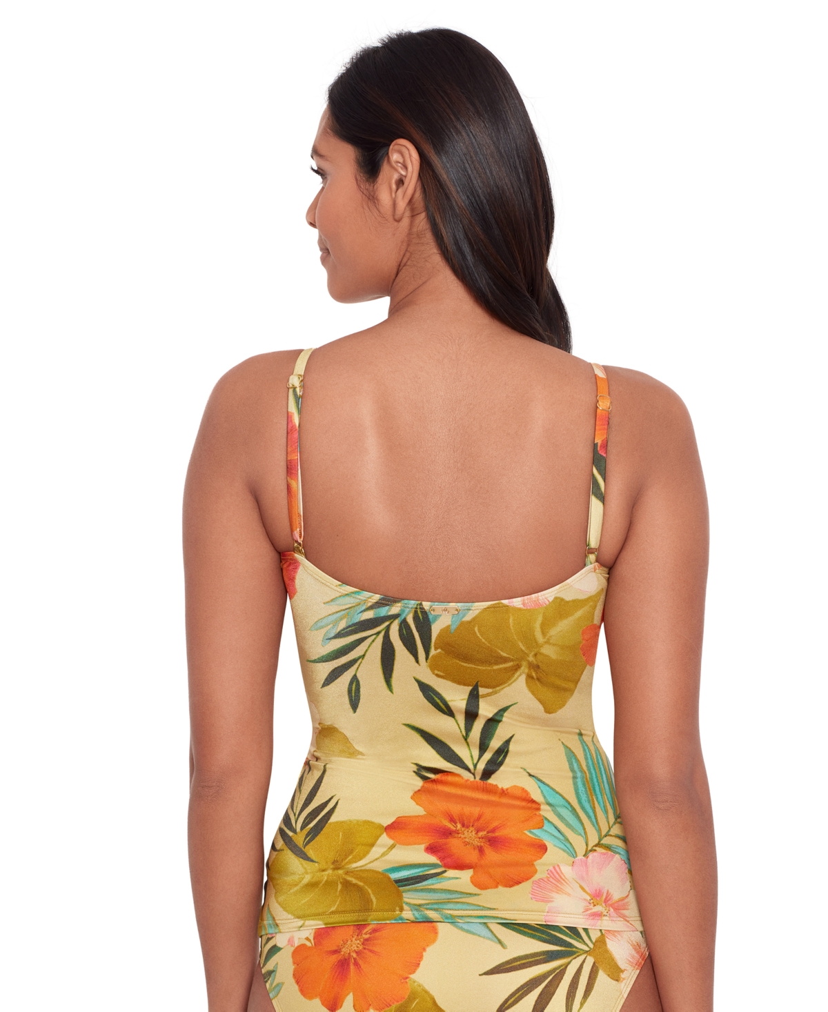 Lauren Ralph Lauren Women's Printed Surplice Tankini Top