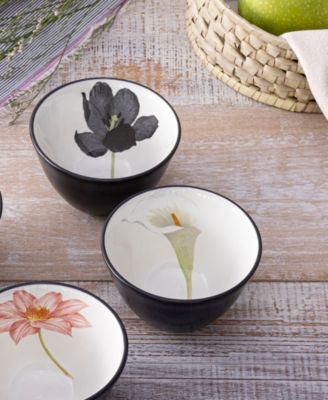 Colorwave Floral Set of 4 Mini Bowls