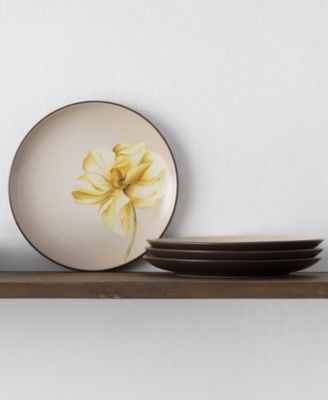 Colorwave Floral Accent Plates, Set of 4