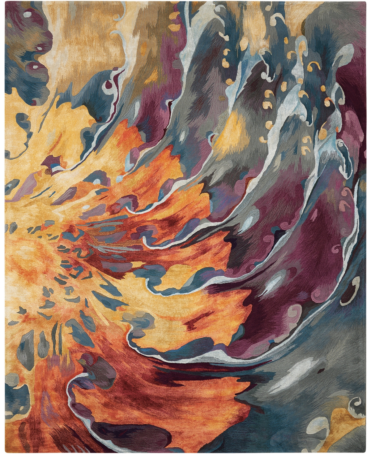 Nourison Home Prismatic PRS08 9'9in x 13'9in Area Rug - Multi