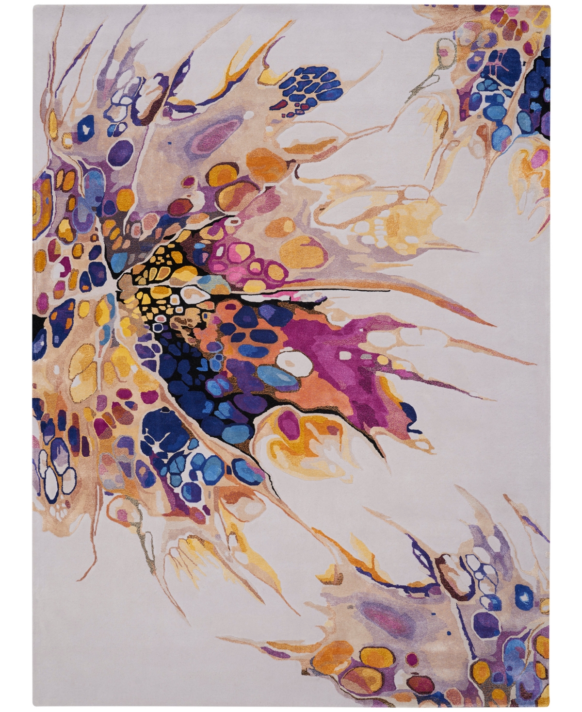 Nourison Home Prismatic PRS20 8'6in x 11'6in Area Rug - Gray, Lilac