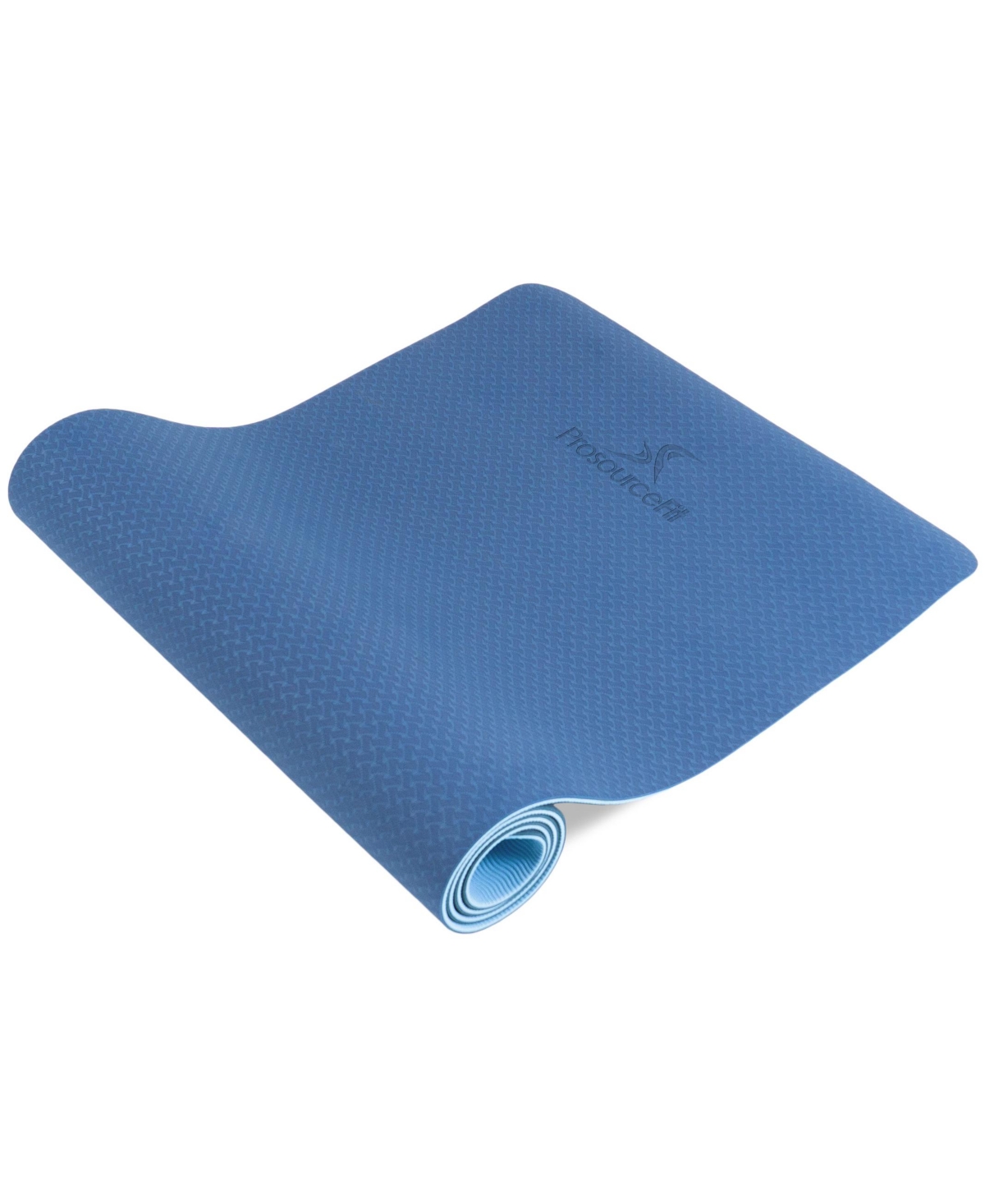 Natura Tpe Yoga Mat 1/4" - Blue/aqua
