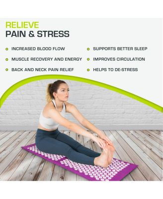 Full Body Acupressure Mat and Pillow Set