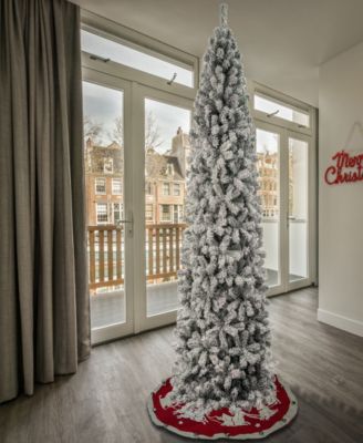 First Traditions 9' Acacia Flocked Tree