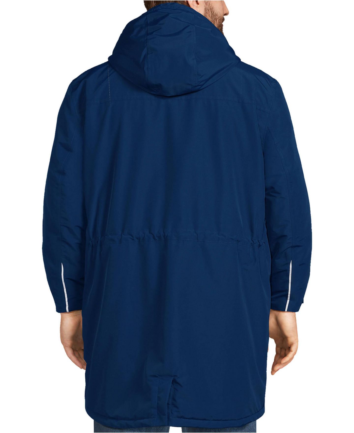 Мужская куртка Lands' End Squall Waterproof Insulated, цвет: Морской тёмно-синий — фото 3