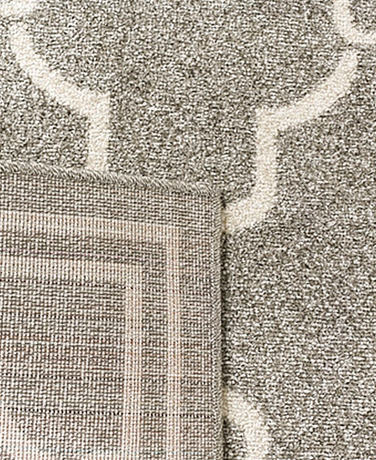 Safavieh Amherst AMT414and Beige Square Area Rug - Dark Gray