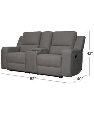 Maggie 82" Fabric Manual Reclining Loveseat