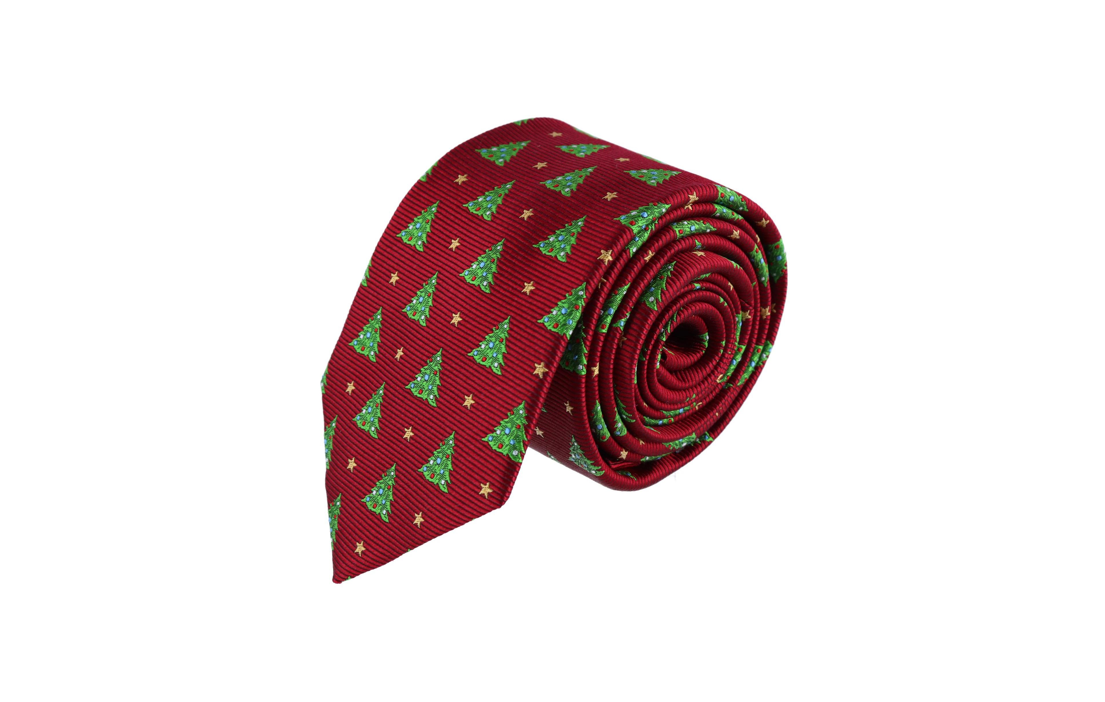Trafalgar Men's Oh Christmas Tree Novelty Silk Necktie