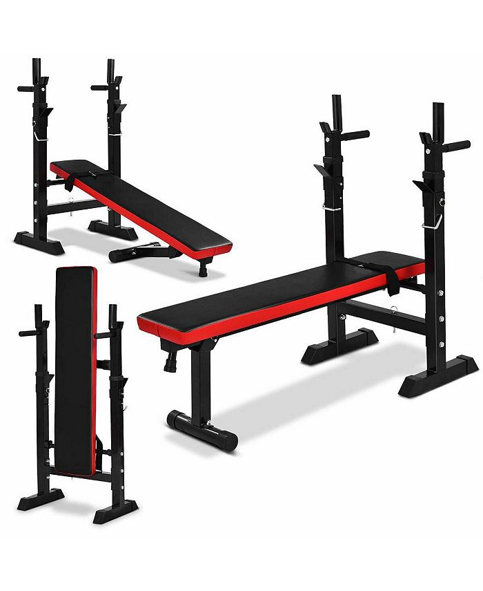 Adjustable folding workout bench deals