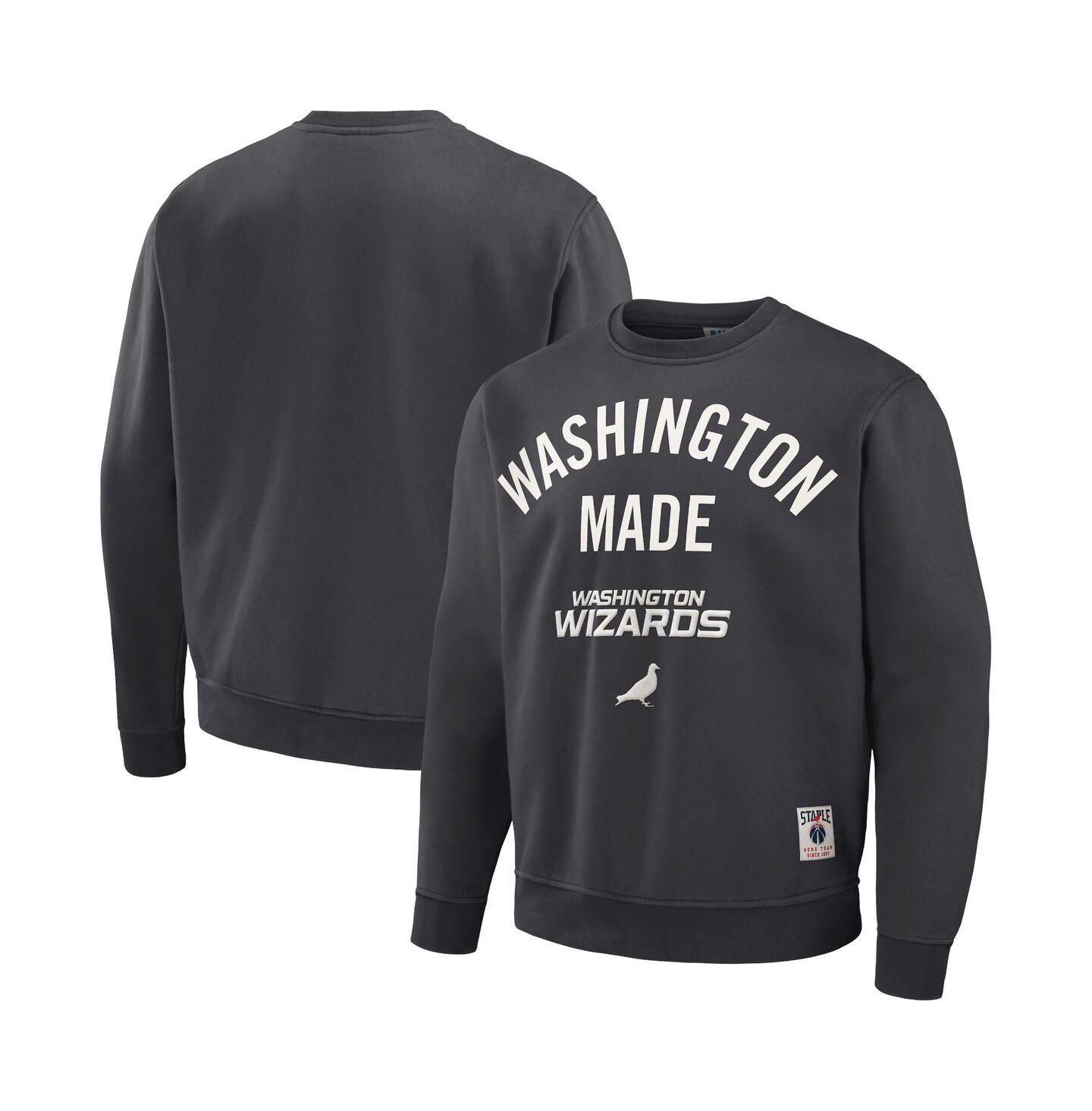 Мужская толстовка Staple NBA x Anthracite Washington Wizards Plush Pullover — фото 1