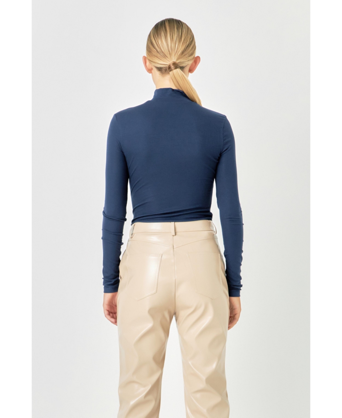 Women's Mock Neck Top