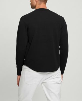 Men's Textured Long-Sleeve T-Shirt