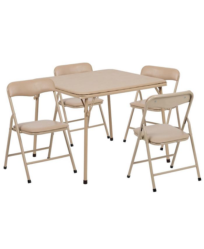 5 piece card deals table and chair set