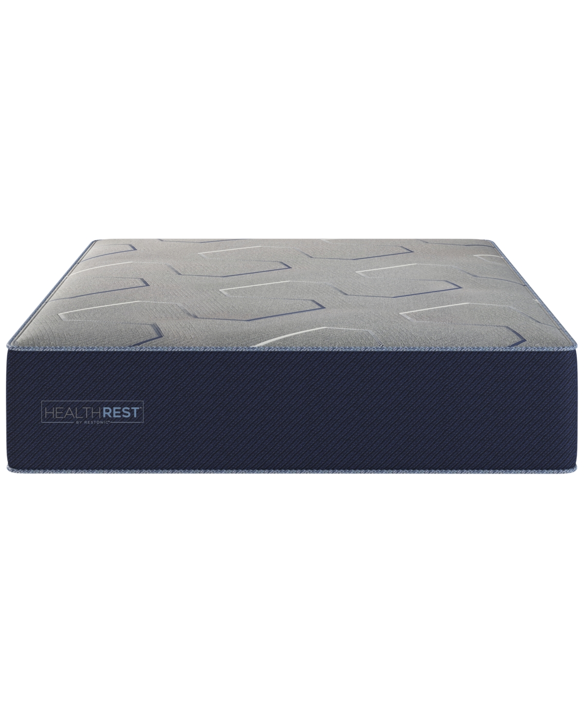 Shop Restonic Healthrest Bliss 14" Super Plush Mattress- King In Grey