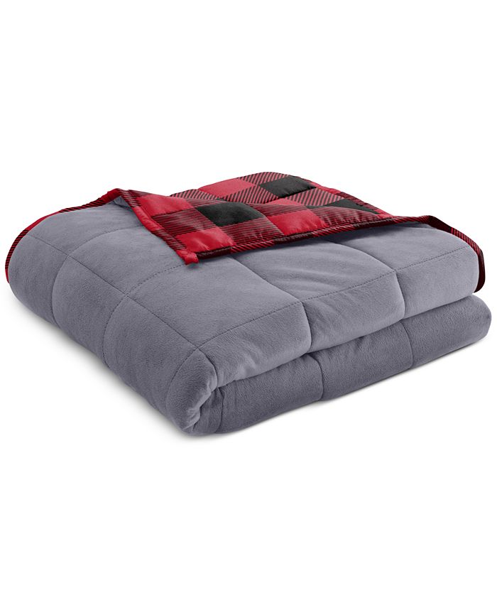Ella Jayne 12lb Reversible AntiAnxiety Weighted Blanket Macy's