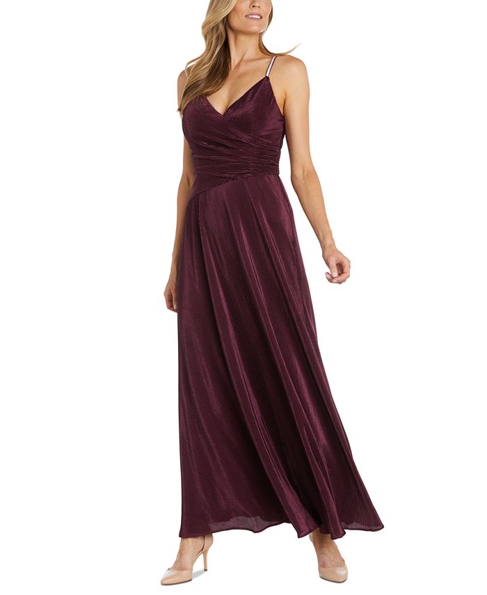 Nightway Women's RhinestoneStrap Gown Macy's