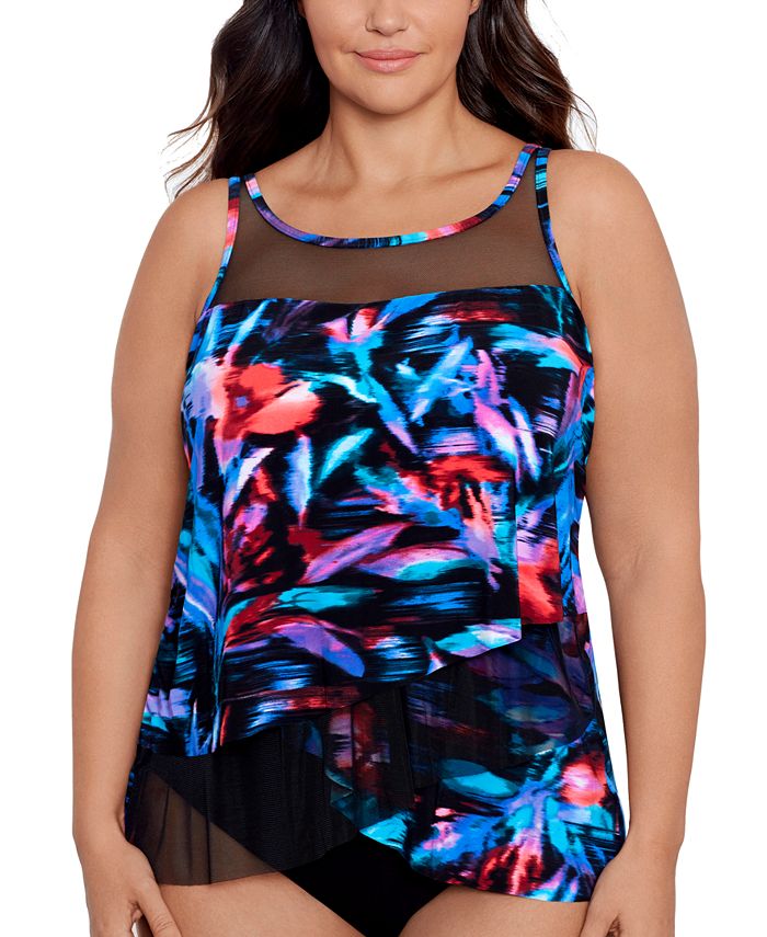 Macy's miraclesuit top plus size