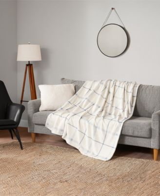 Palmdale Plaid Cozy Plush Throw, 50" x 70"