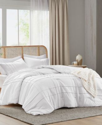 510 Design Porter Washed Pleated 3-Pc. Comforter Set, King