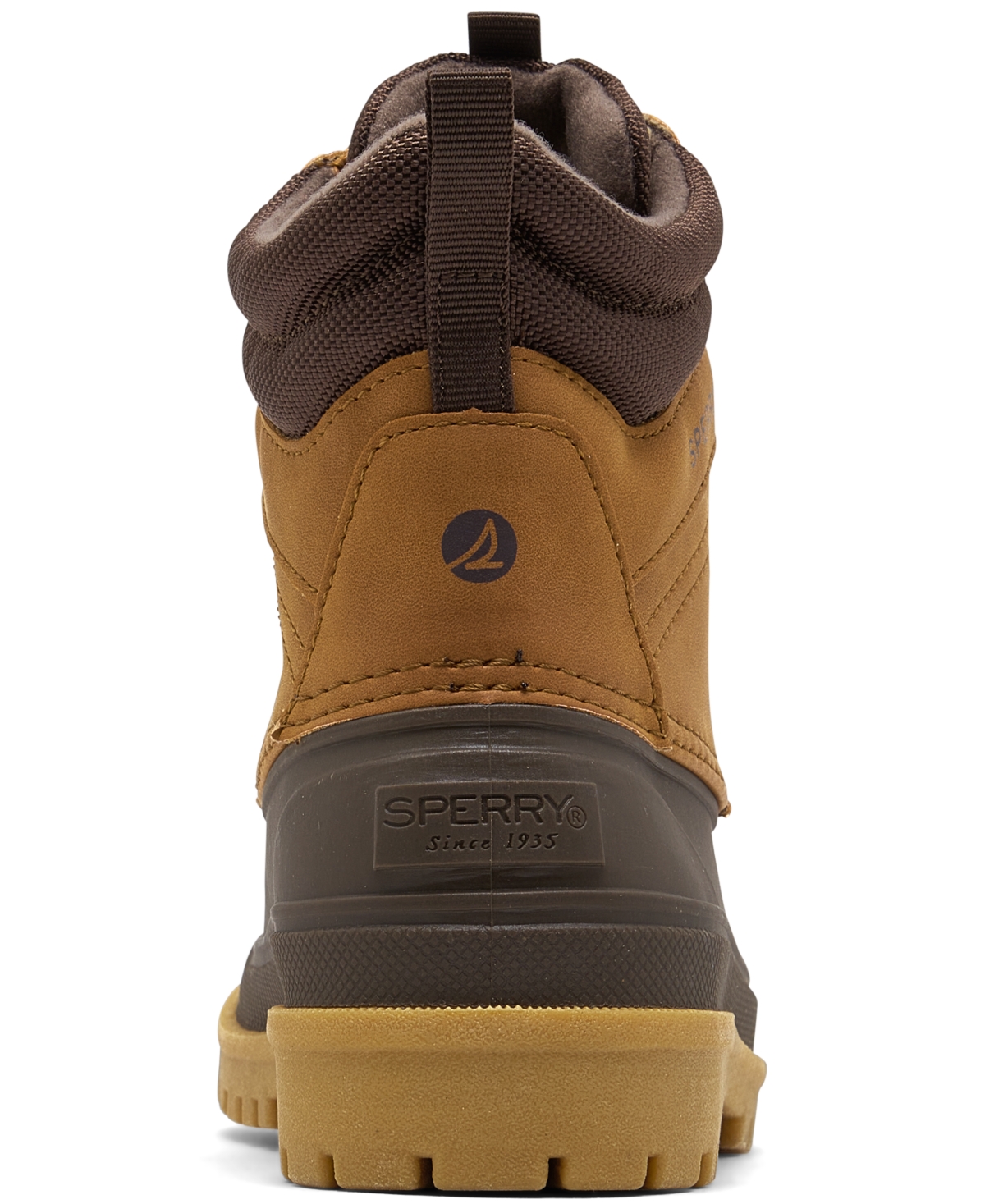 Shop Sperry Little Kids Storm Hopper Water-resistant Boots From Finish Line In Tan
