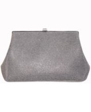 Macy's silver clearance clutch purse