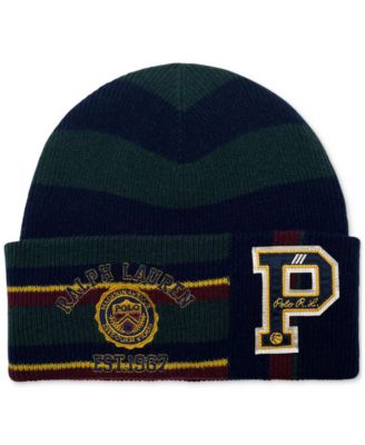 Polo Ralph Lauren Men s Collegiate Patch Beanie Macy s