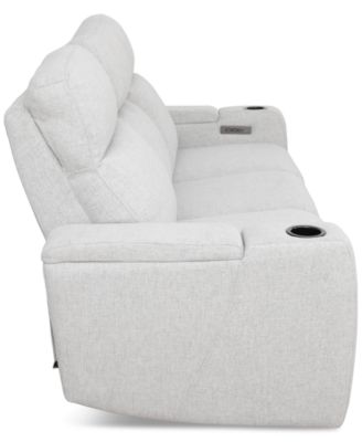 Greymel 84"  Zero Gravity Fabric Sofa with Power Headrests, Created for Macy's
